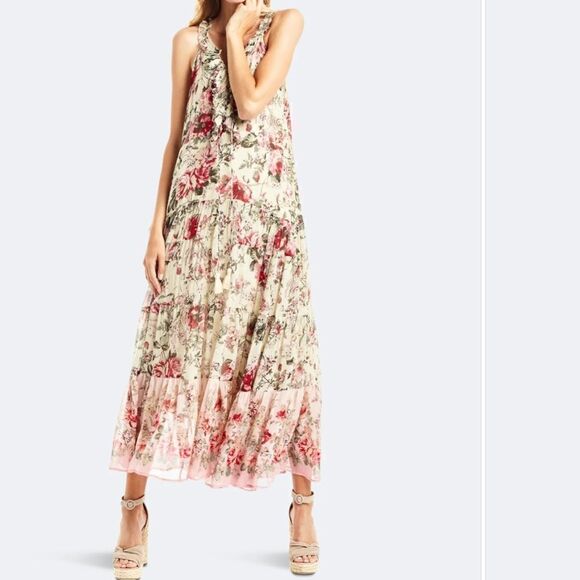 Secret Mission Emmeline Maxi Dress - Romantic Floral Sz M NWT - Picture 5 of 15